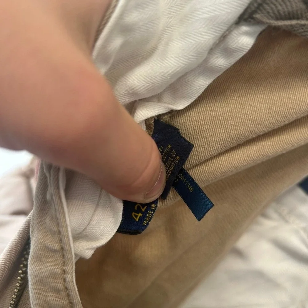 Polo Ralph Lauren Mens 42 Cargo Shorts Classic Fit Drill Khaki Tan Utility